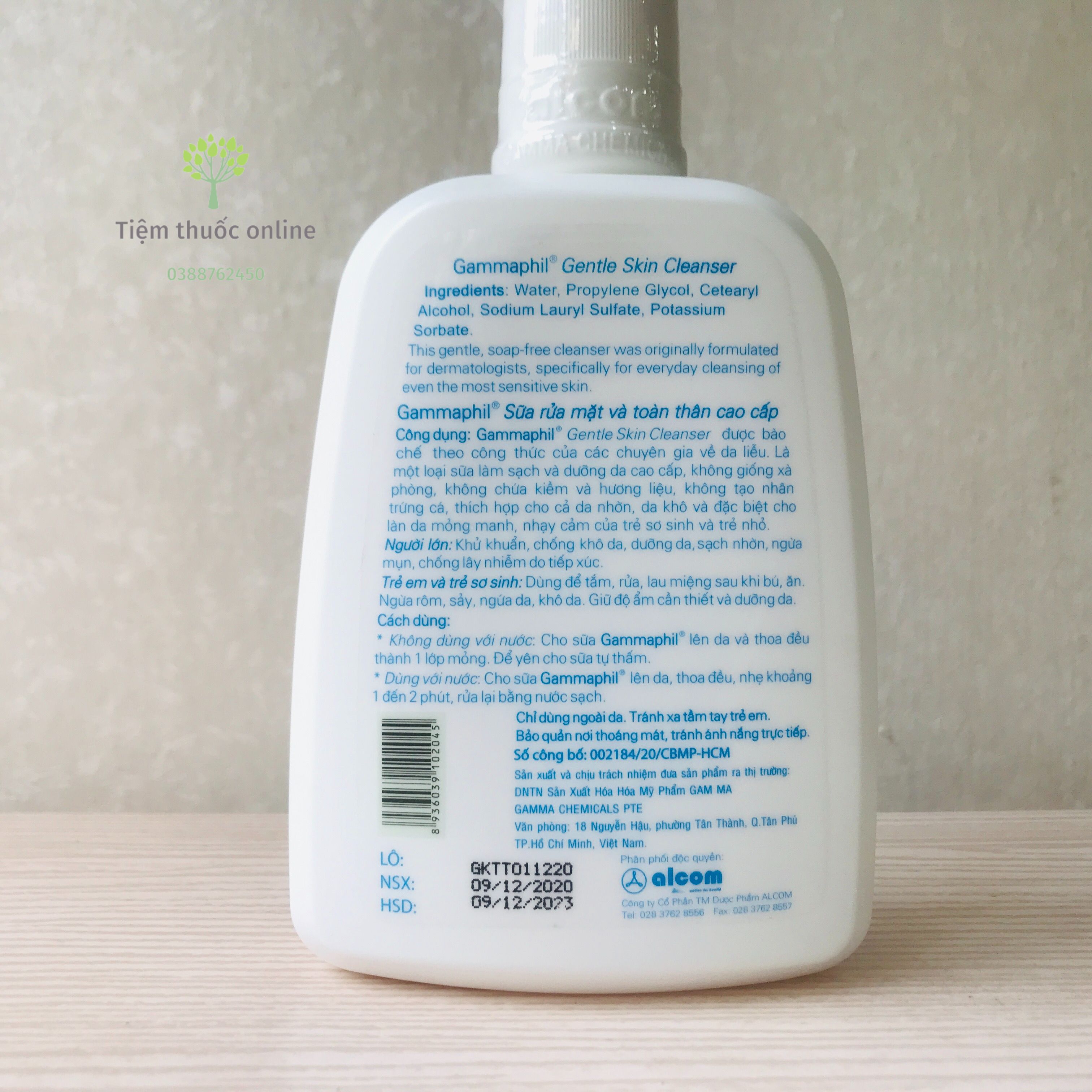 GAMMAPHIL SỮA RỬA MẶT 500ML