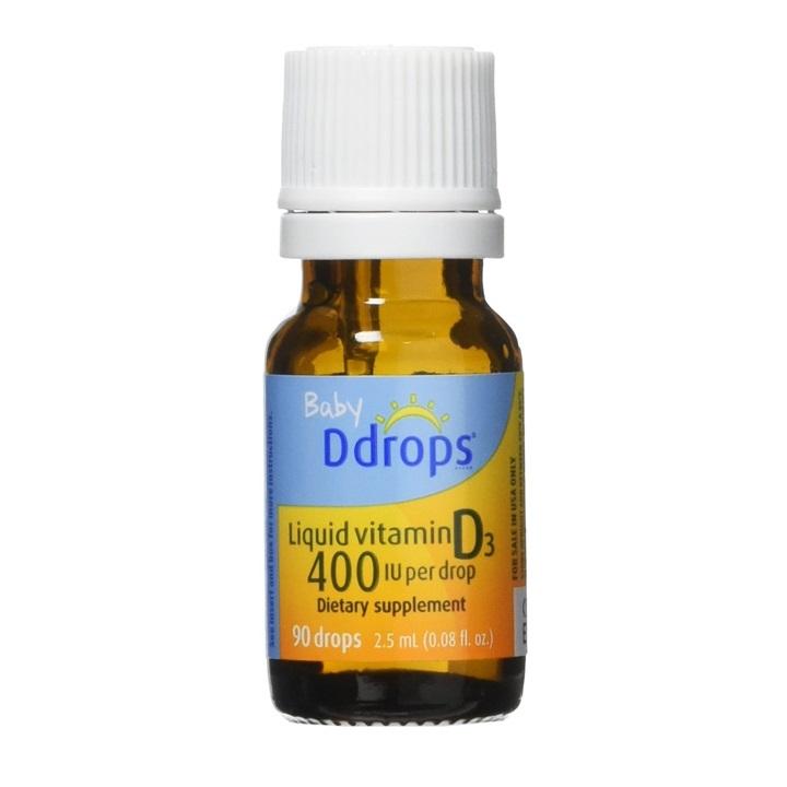 Baby Ddrops Vitamin D3 400IU Cho Bé ( 90 giọt)
