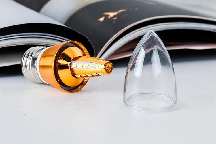 Combo 5 combo 10 bóng đèn nến Led đui E27 kiểu dáng độc đáo