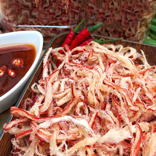[GIAO HÀNG TOÀN QUỐC] 500gr Mực Sợi Hấp Dừa