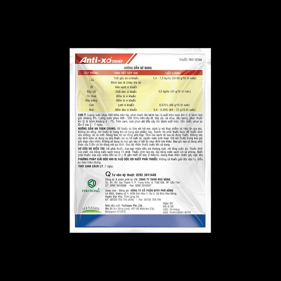 Anti-XO 200WP Thuốc trừ bệnh