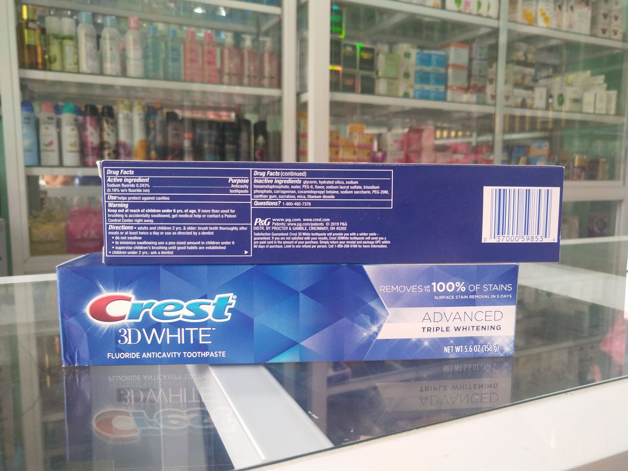 [HCM]Kem Đánh Răng Crest 3D White Advanced Triple Whitening 158g
