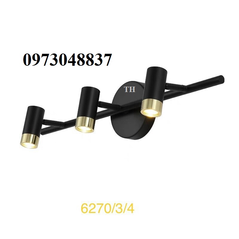 Đèn soi tranh - Đèn rọi gương LED cao cấp, mắt led COB 3 bóng
