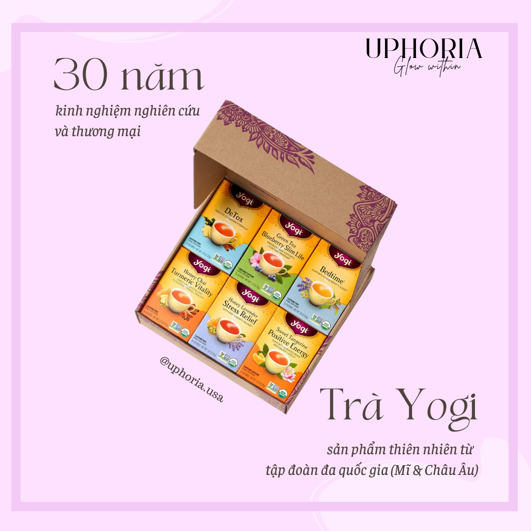 [CHÍNH HÃNG MỸ] Trà Thảo Mộc Hữu Cơ Yogi Relaxed Mind