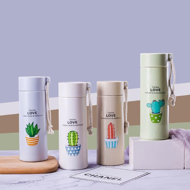 Bình đựng nước giữ nhiệt cute 2019 450ml(chọn mẫu)