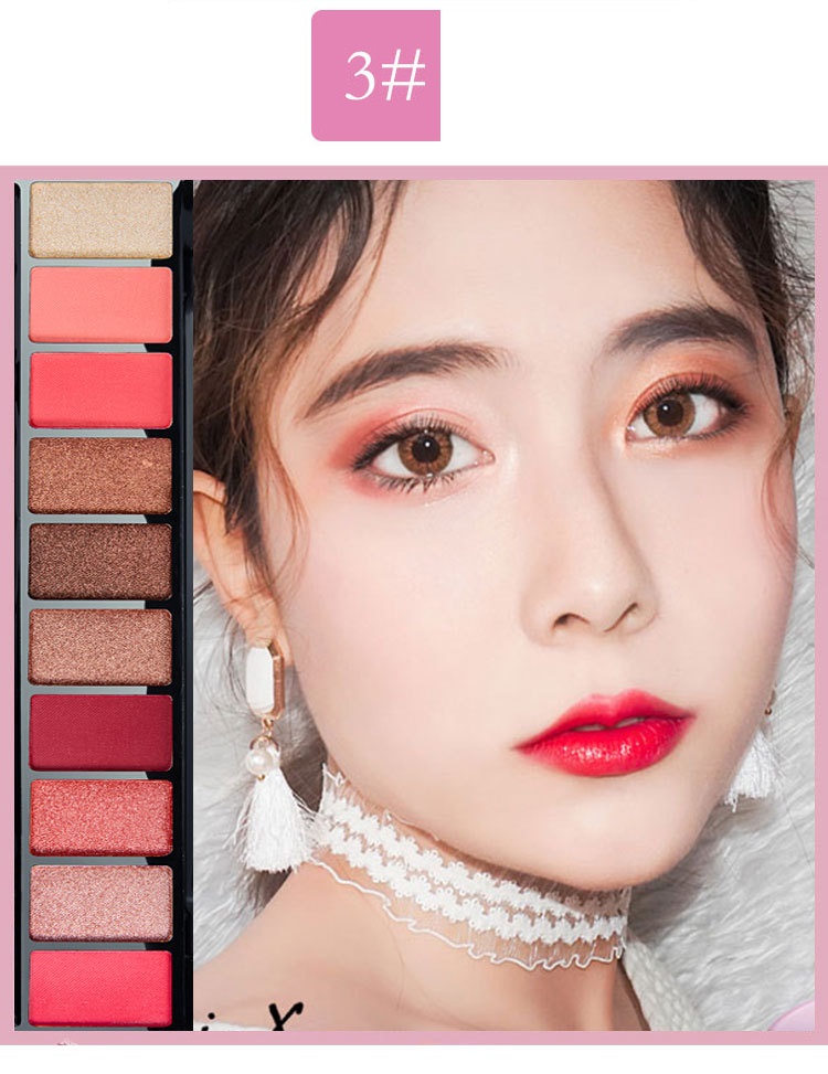 Bảng phấn mắt 10 màu Color Geometry 9999