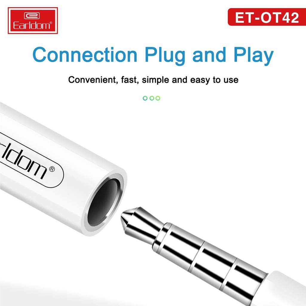 Jack chuyển đổi Type C sang cổng 3.5mm Earldom ET - OT42