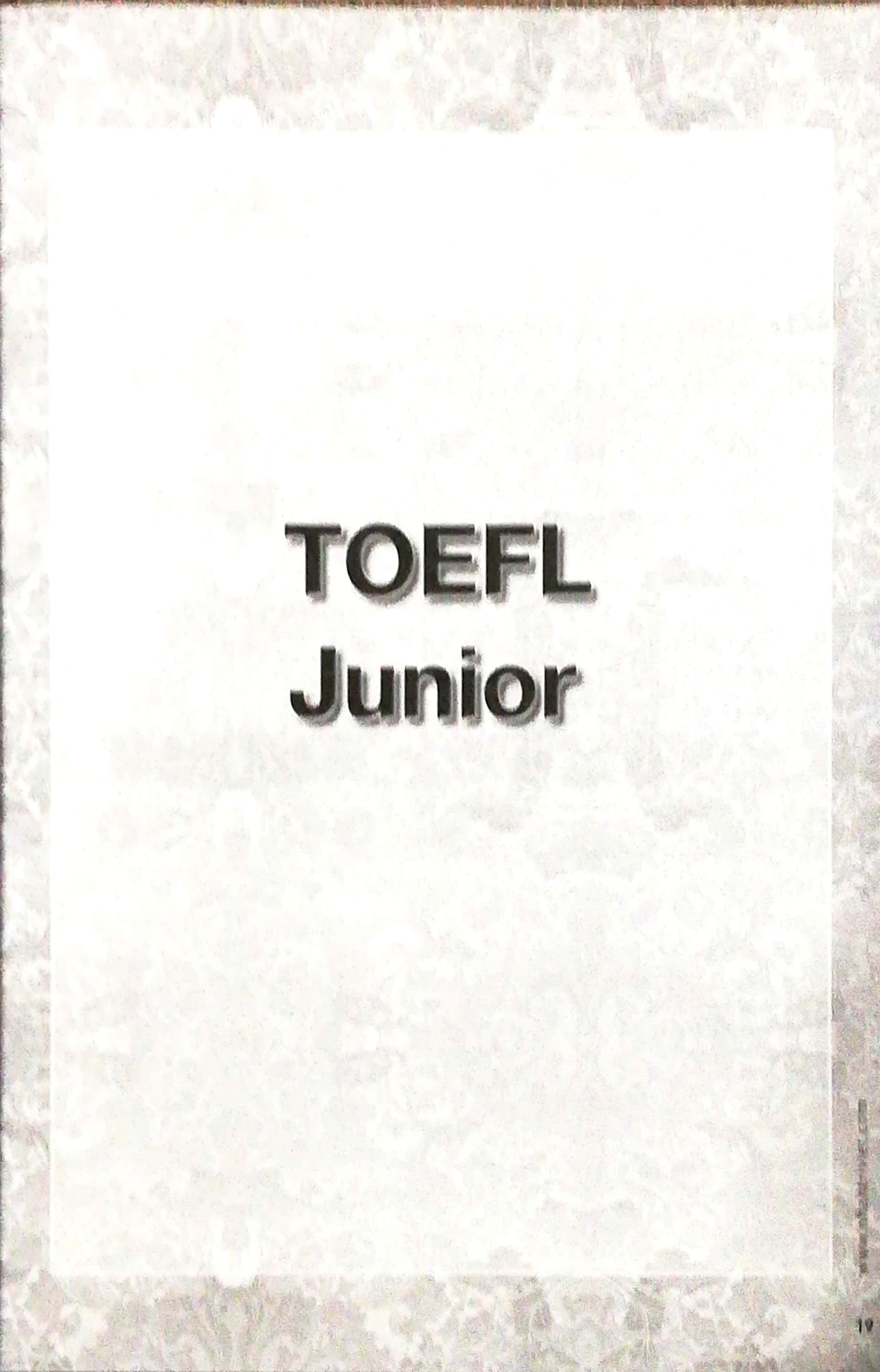 Sách Fahasa - Master TOEFL Junior - Basic (Cefr Level A2) - Listening