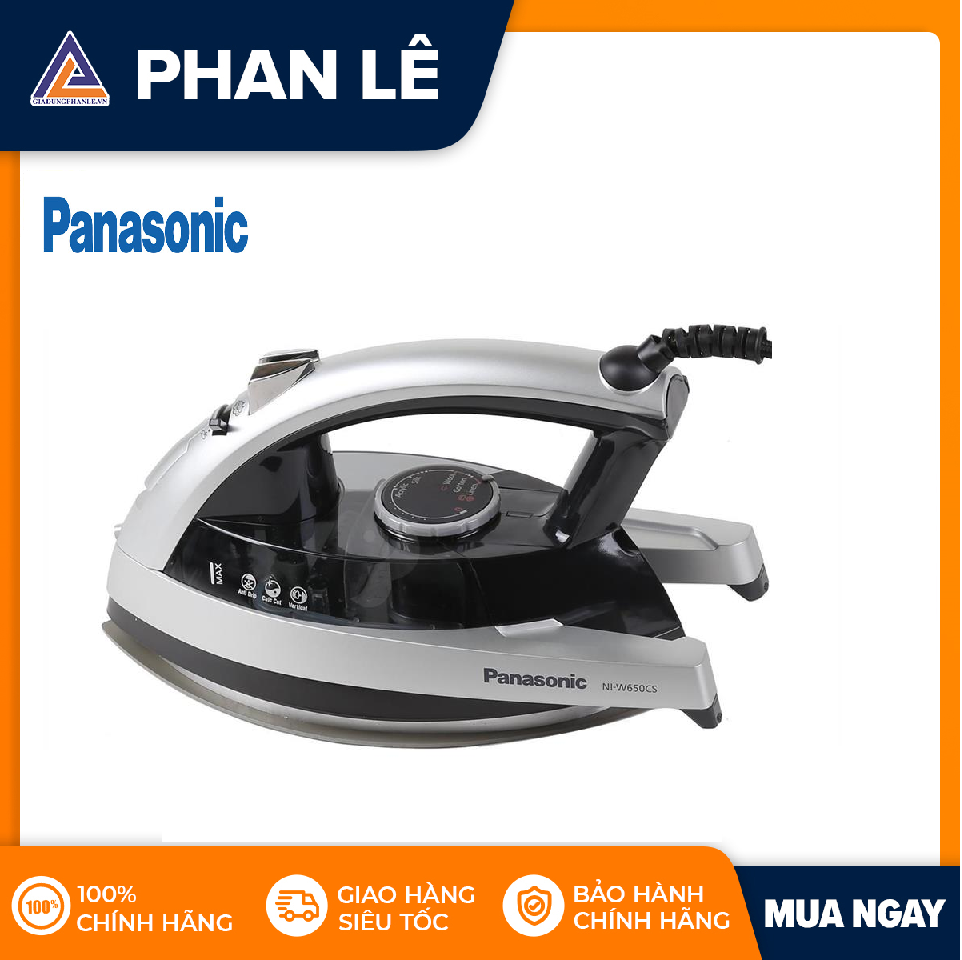 Bàn ủi hơi nước Panasonic PABU-NI-W650CSLRA (Đen)