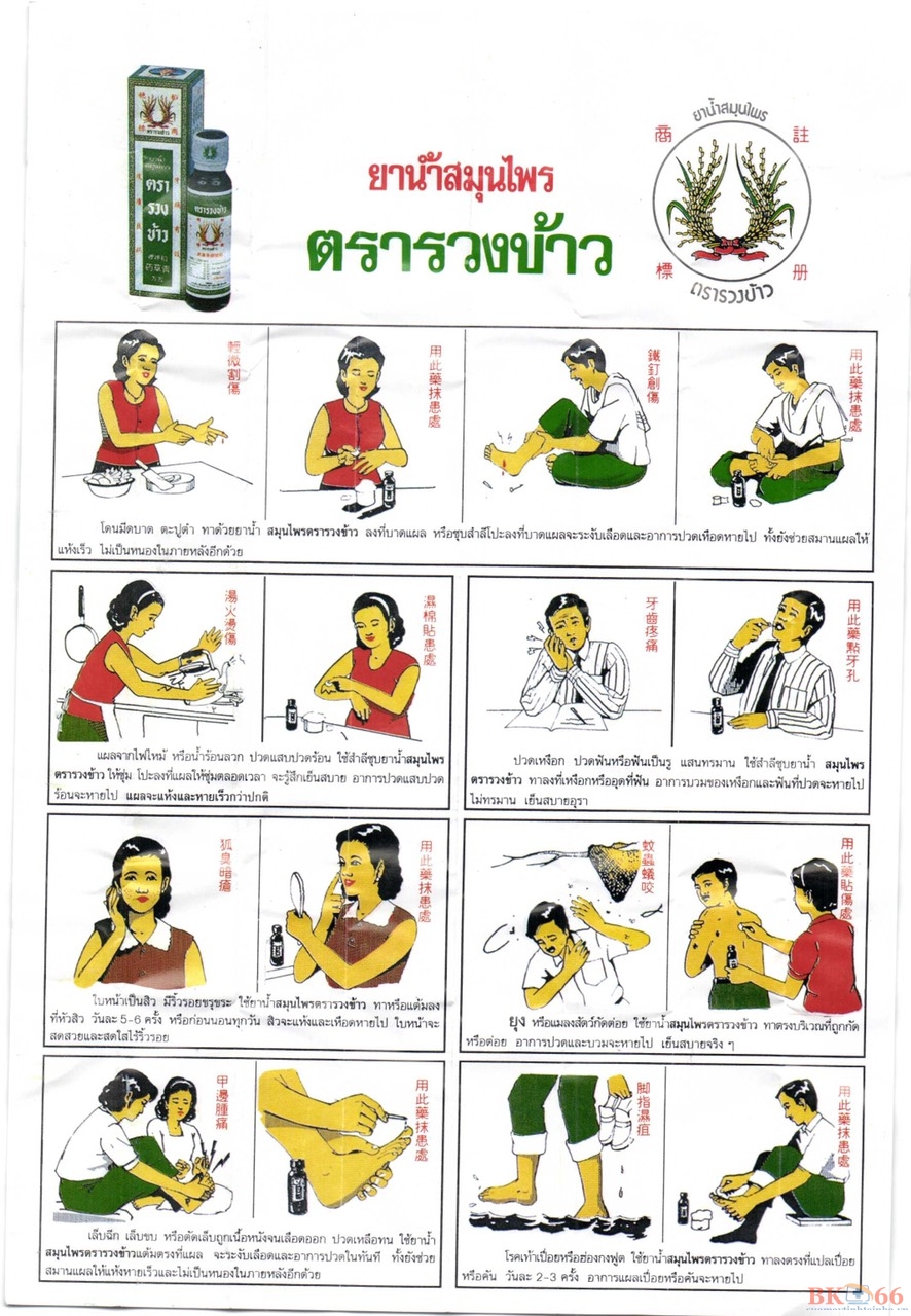 🌸🌱☘️ DẦU BÔNG LÚA MINYAK 24ML THÁI LAN 🌸🌱☘️