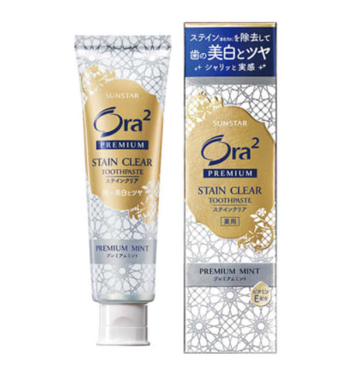 KEM ĐÁNH RĂNG ORA2 SUNSTAR STAIN CLEAR NHẬT BẢN (TUÝP 100GR)