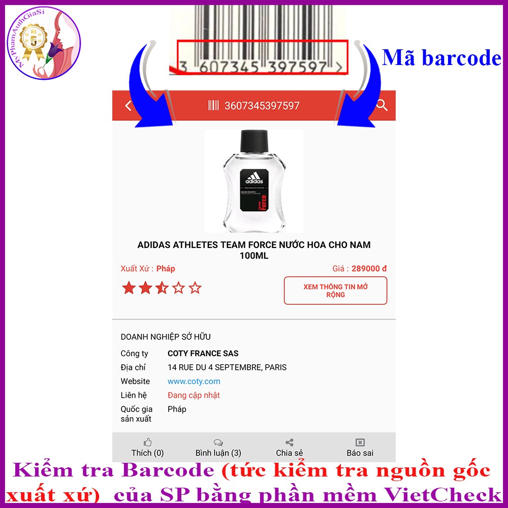 [HCM][Lấy mã giảm thêm 30%]NƯỚC HOA ADIDAS PURE GAME