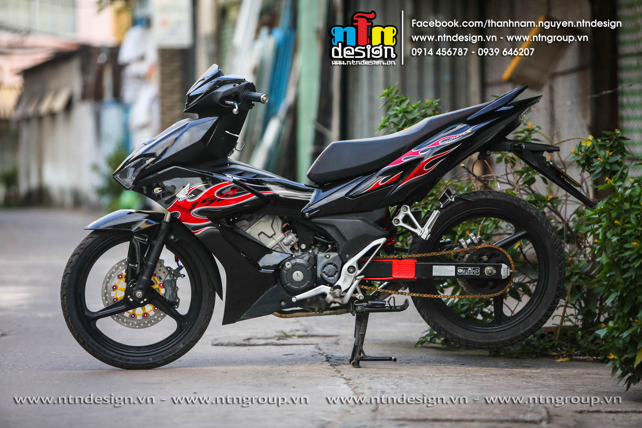 [DECAL]  [Ảnh thật] Tem rời Winner V2 - Mẫu lửa đỏ đen nổi bật - Chuẩn From cực đẹp [TXC]