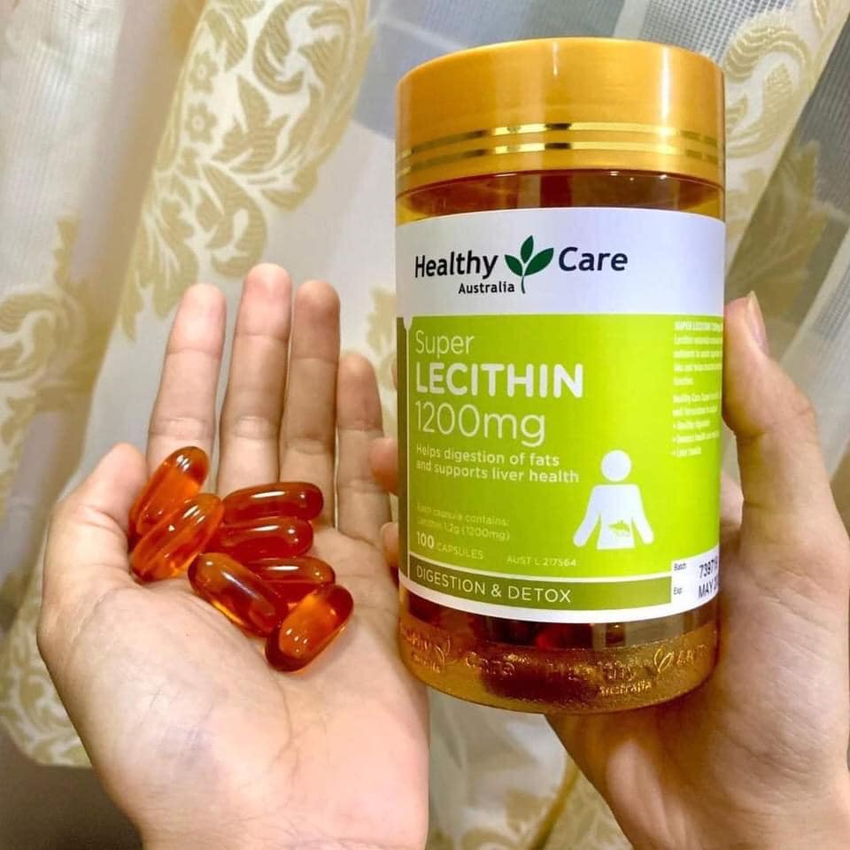 Mầm đậu nành healthy care supper lecithin healthy care 1200mg