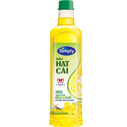 Dầu hạt cải Simply chai 1L
