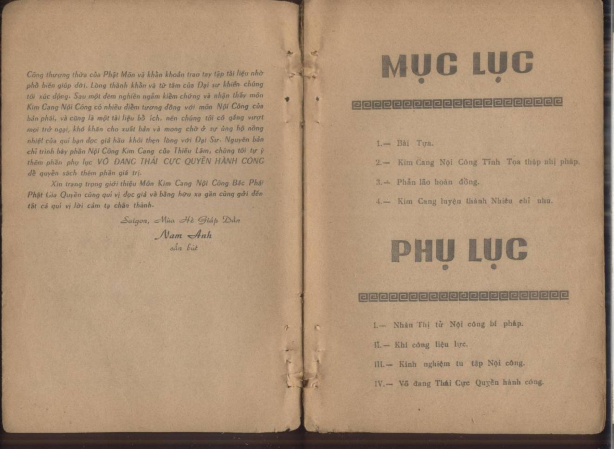Sách Thiếu Lâm Kim Cang Nội Công
