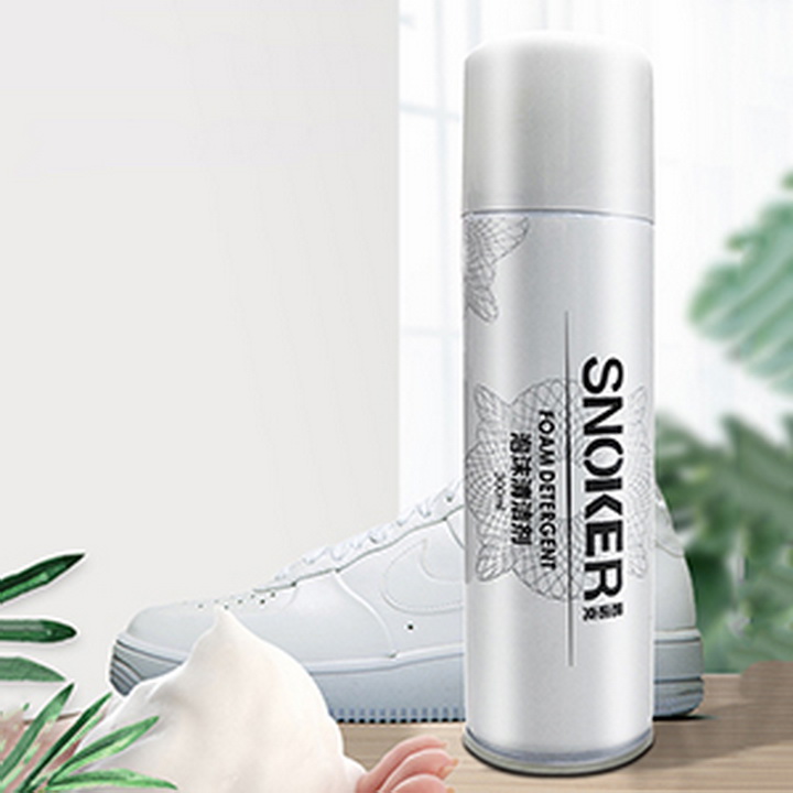 Chai xịt bọt tuyết vệ sinh giày dép tẩy trắng cao cấp SNOKER