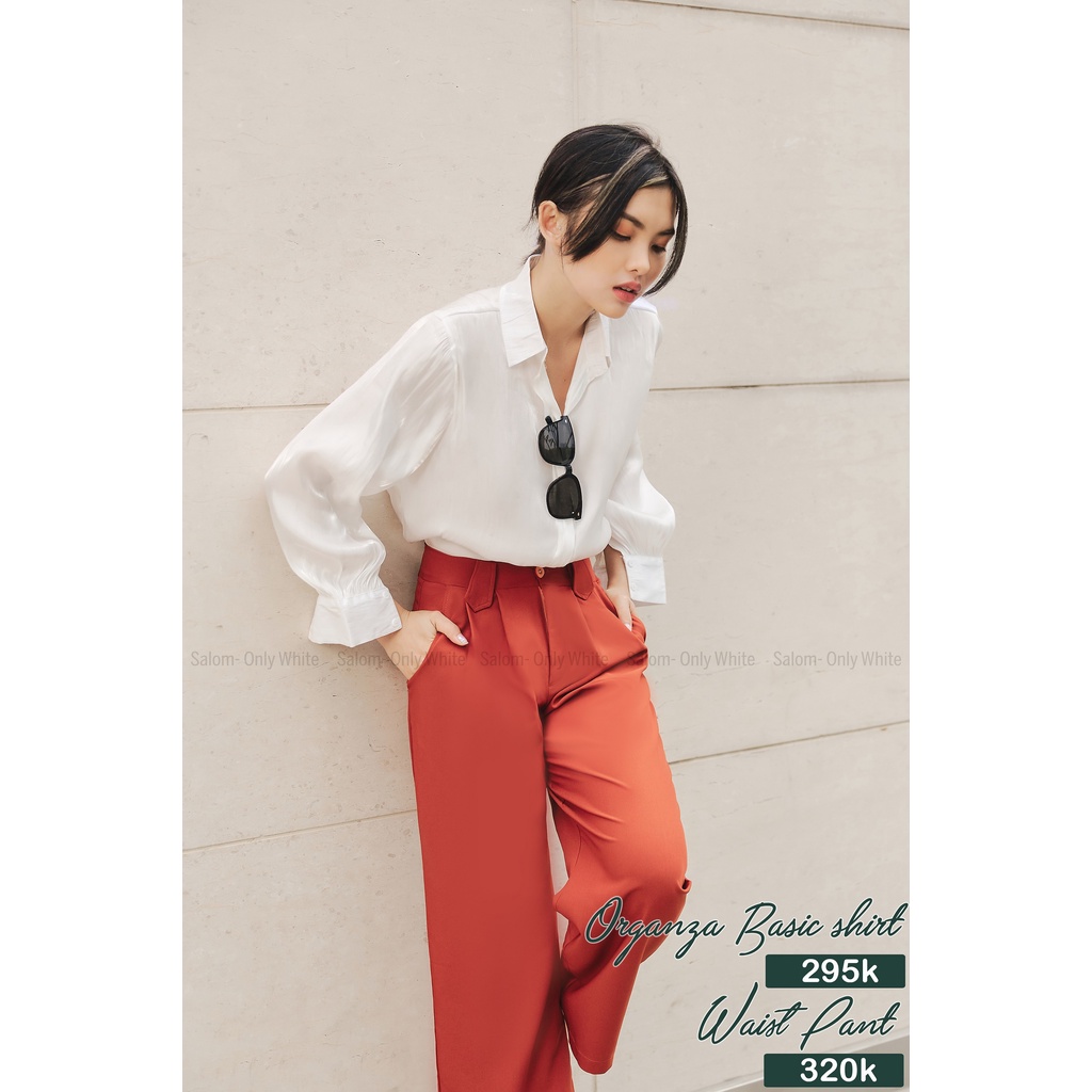 Quần Ống Suông_ Waist Pants