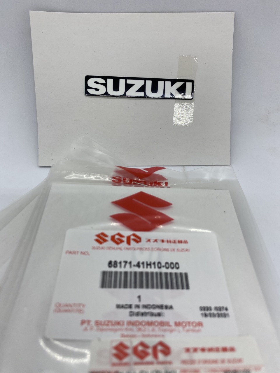 Rear Fender Emblem for Satria Fi Raider Fi Suzuki