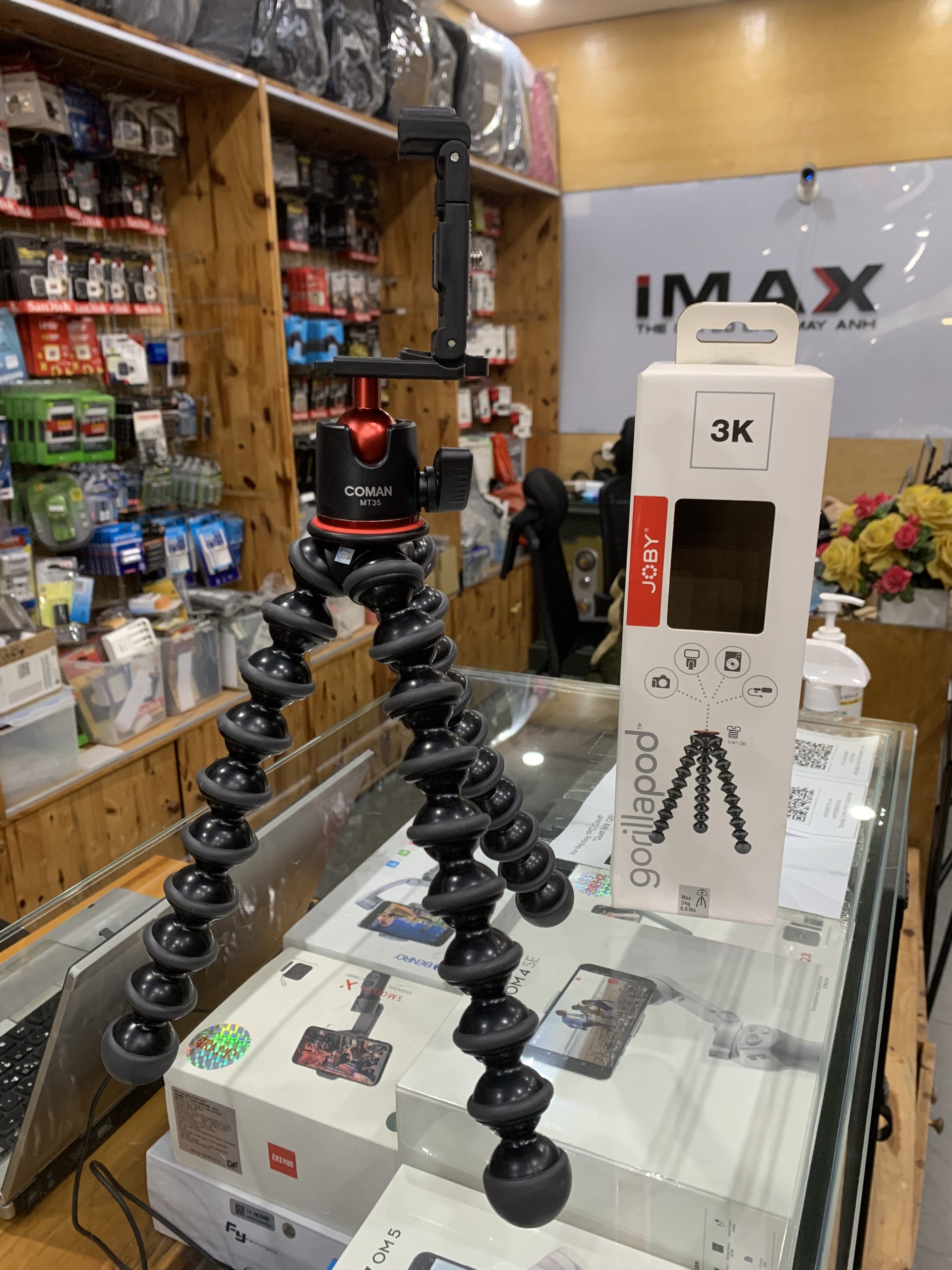 Chân xoắn Joby Gorillapod 3K + Ball Coman (Chính hãng)