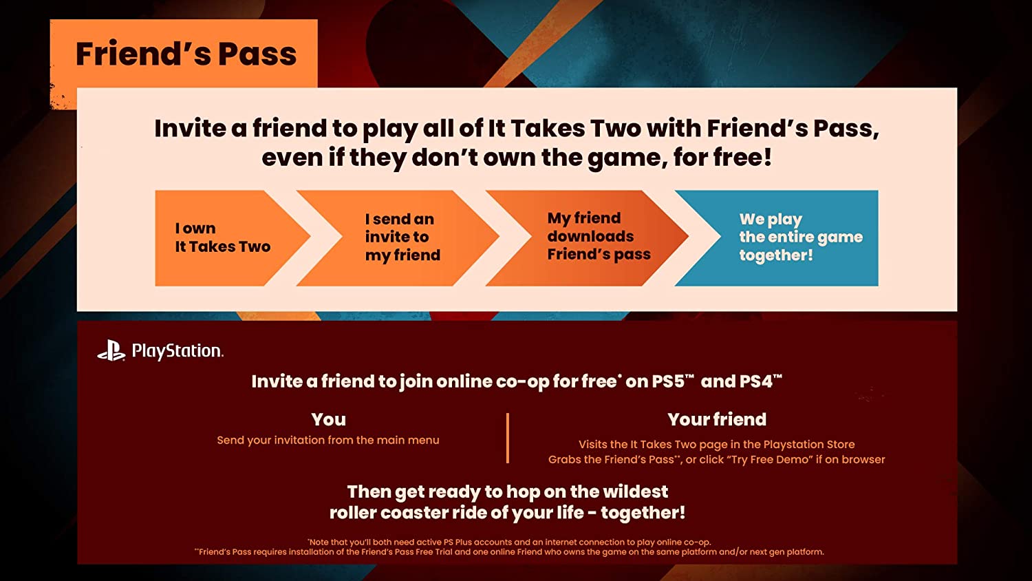 [HCM][PS4-US] Trò chơi It Takes Two - PlayStation 4
