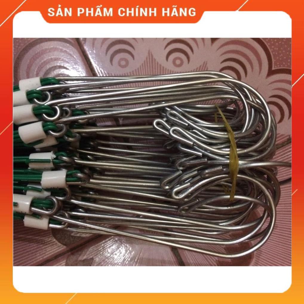 10 móc treo lan bọc nhựa 70cm.