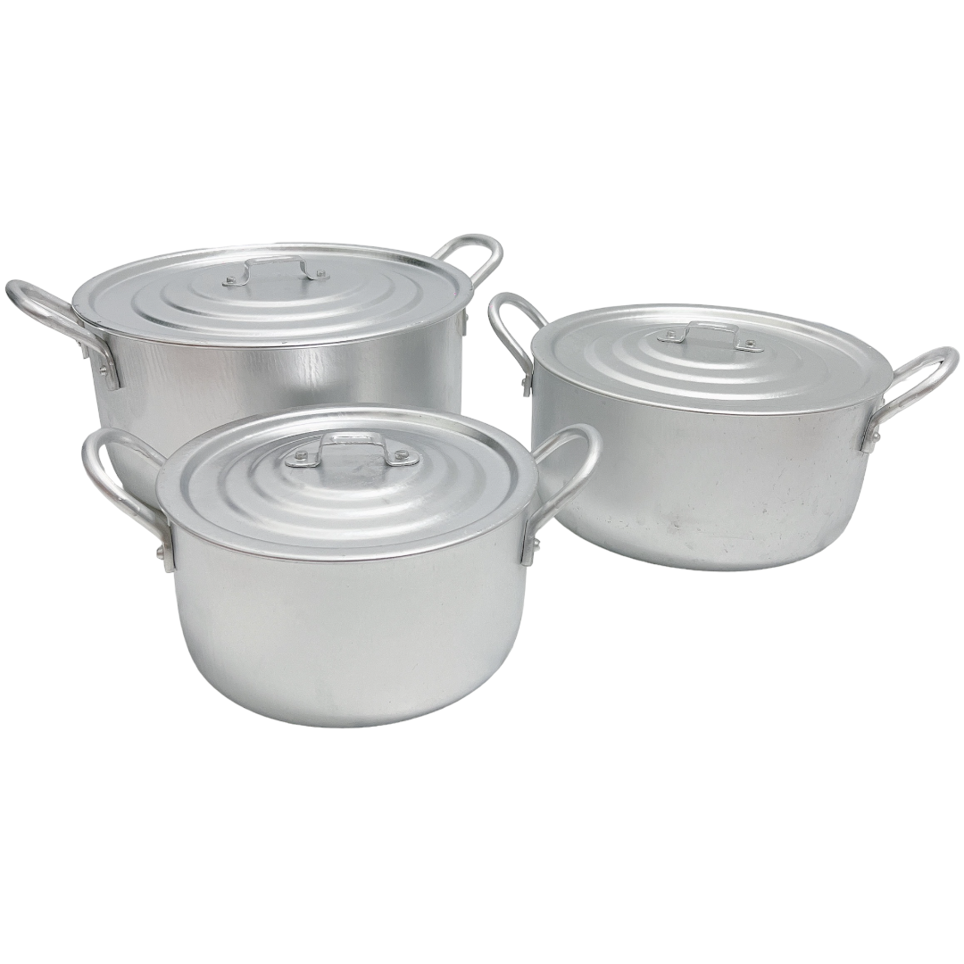 Bộ 3 Nồi Nhôm Size 24cm 26cm 28cm