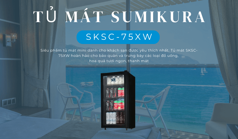 Tủ mát Sumikura SKSC-75XW-FR (Miễn phí giao tại HCM-ngoài tỉnh liên hệ shop)