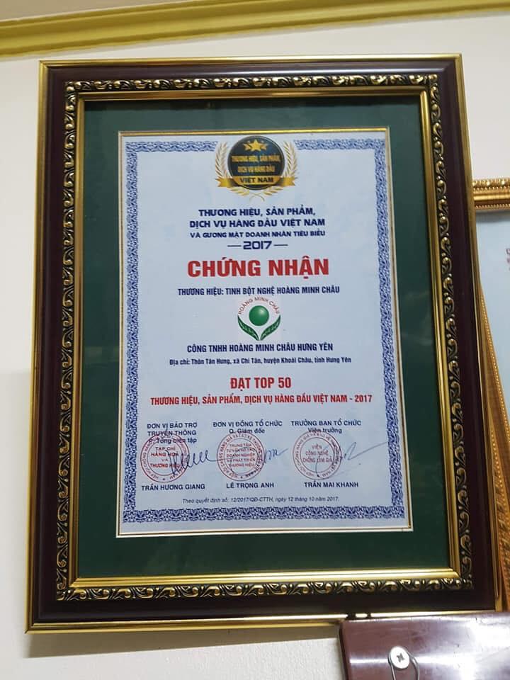Tinh bột nghệ Hoàng Minh Châu túi bạc 300gram