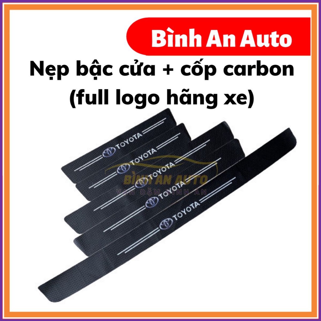 Nẹp Dán Vân Carbon Chống Trầy Xước Bảo Vệ Bậc Cửa Xe Hơi/ Bảo Vệ Cốp Sau Xe Hơi logo hãng xe, nẹp bước chân ô tô. nạp bậc cửa ô tô, miếng dán bậc cửa ô tô, miếng dán chống xước ô tô, nẹp cốp ô tô