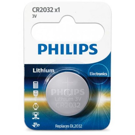 Pin cúc áo philips 3v - cr2032 - dl2032 _ vĩ 1 viên