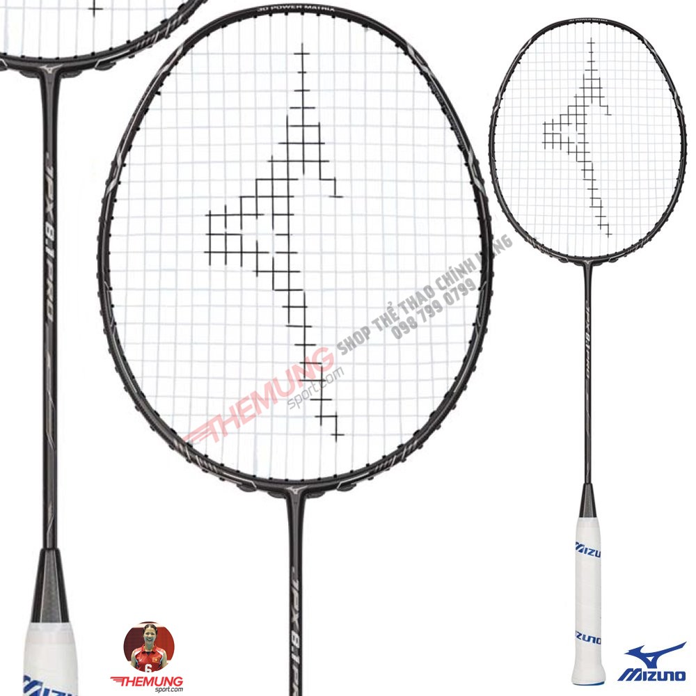 Vợt cầu lông Mizuno JPX 8.1 (Pro Đen)
