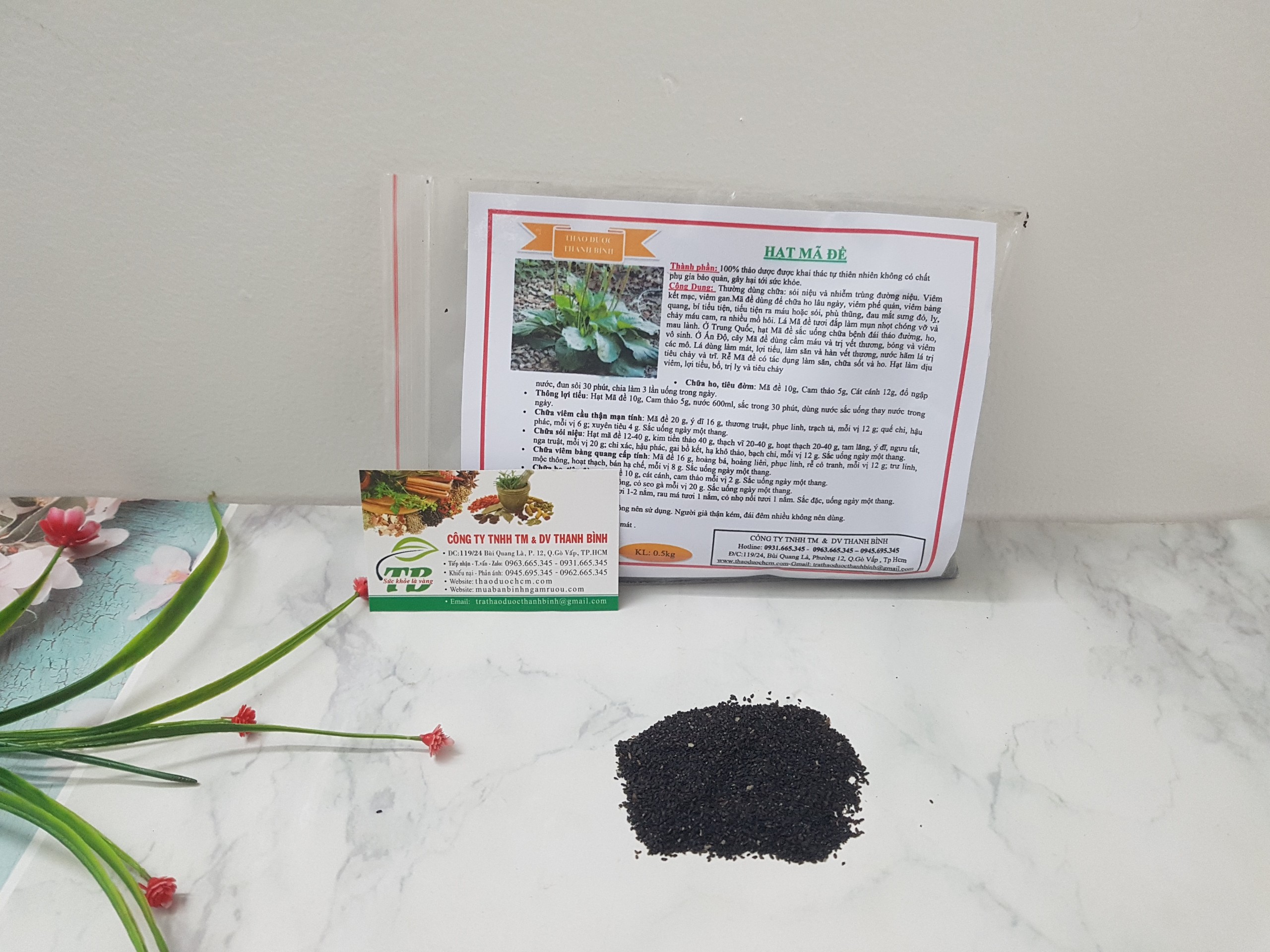Hạt Mã Đề (Xa Tiền Tử) 500G - Hàng Chất Lượng