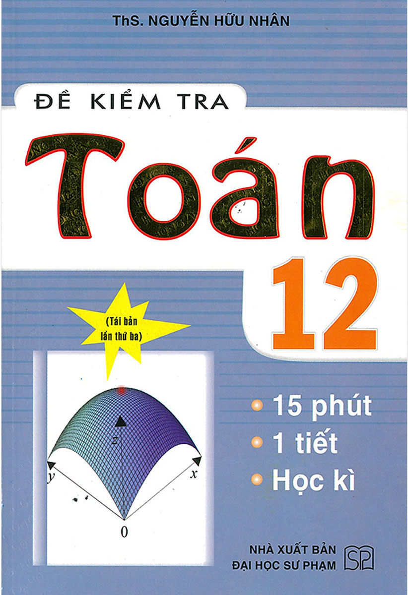 Đề kiểm tra toán 12
