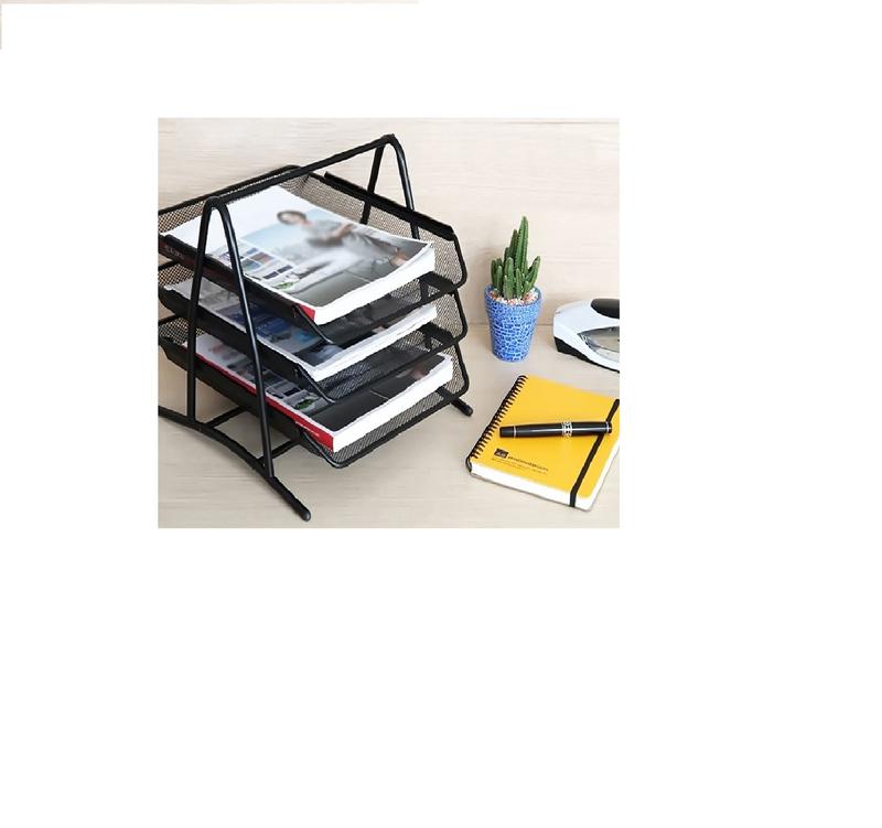 Khay 3 tầng sắt deli 9181