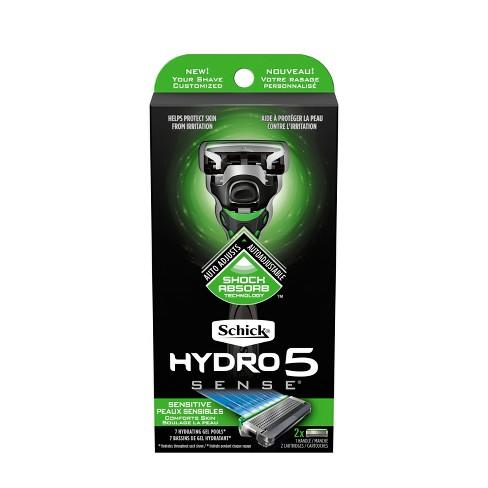 Dao cạo râu 5 lưỡi Schick Hydro 5 Custom - Nhật Bản (Xanh lá)