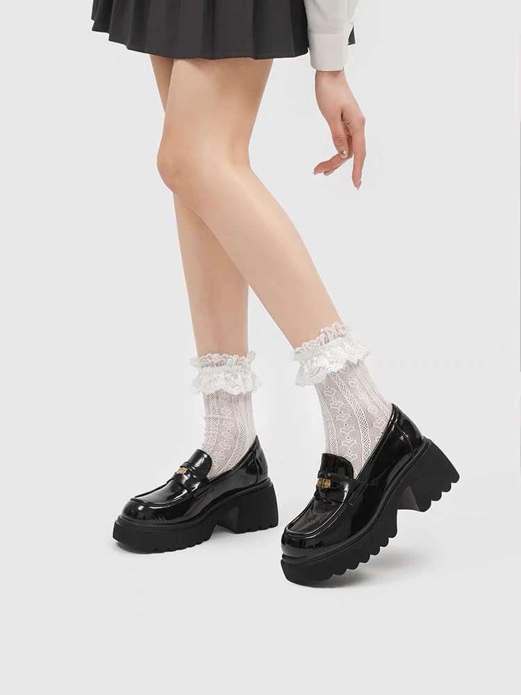 [SIÊU SALE NĂM MỚI] Giày oxford đốc nữ da cao cấp độn đế 7cm Jo20 (Form to)