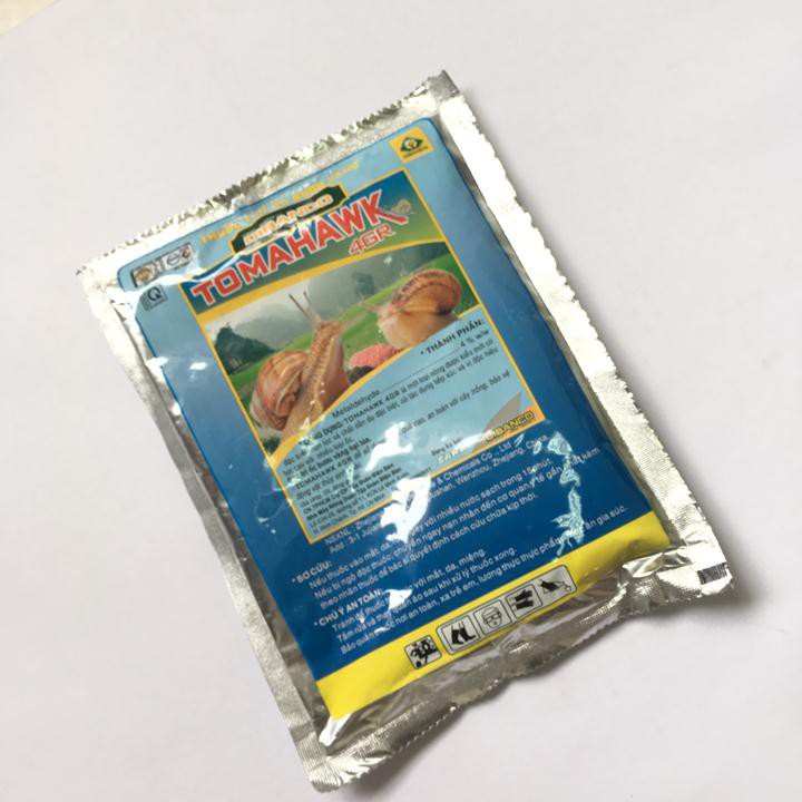 CHẾ PHẨM DIỆT ỐC - BẢ DIỆT ỐC SÊN TOMAHAWK 4GR GÓI 100G