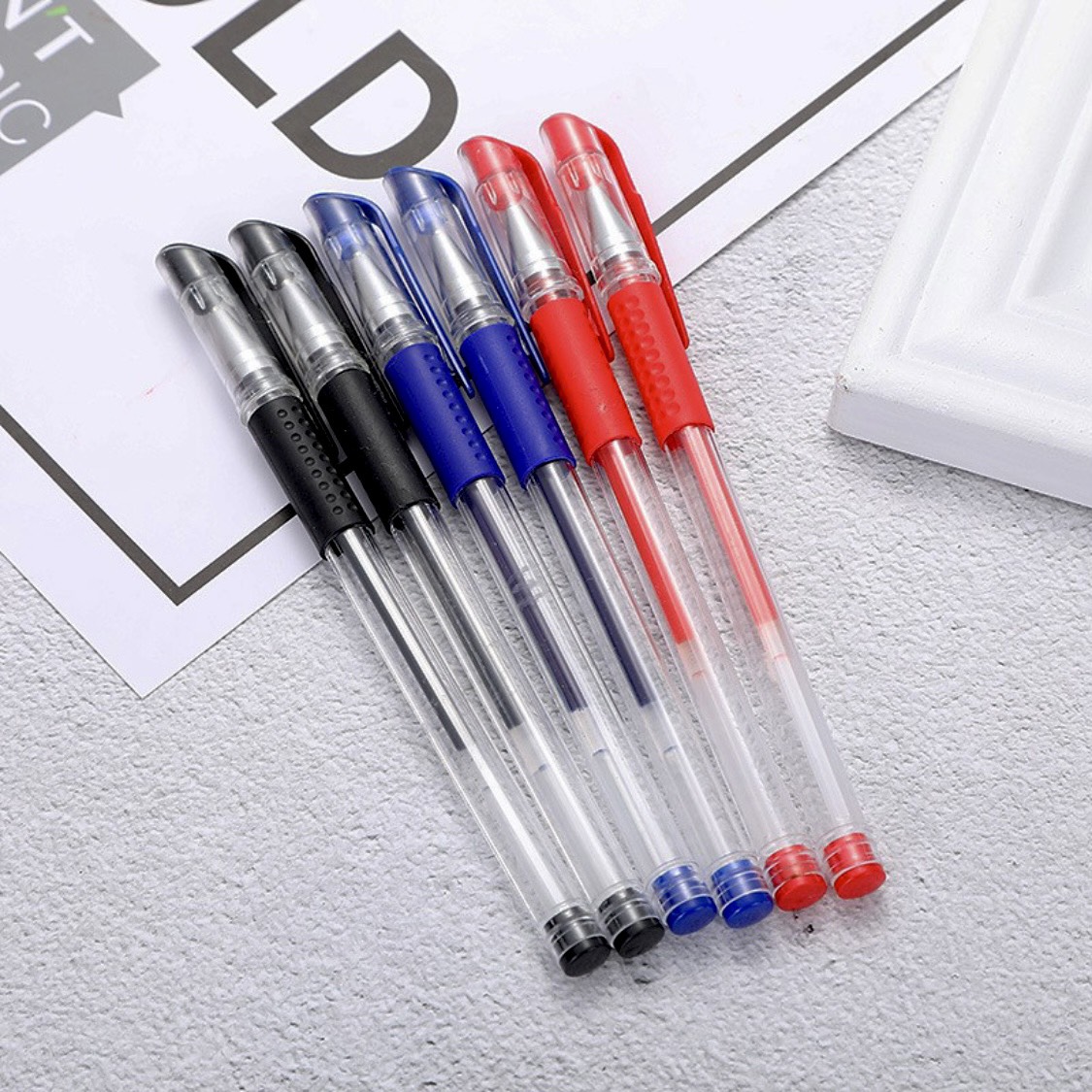 Bút bi Nước các màu, Ngòi 0.5mm ( Combo 10c )