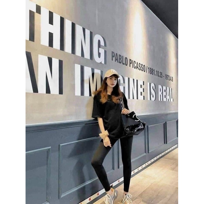 Quần Legging nữ Nâng Mông chất cotton cao cấp co giãn 4 chiều