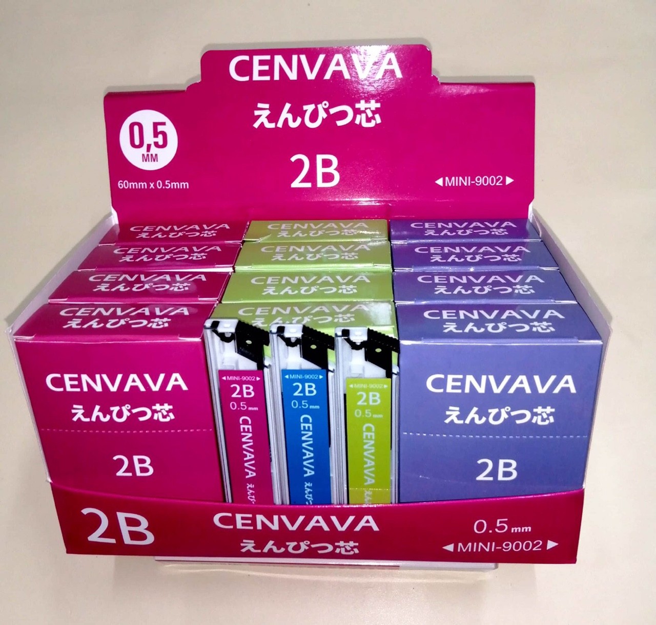 1 ống ruột Ngòi chì bấm CenVaVa mini-9002, 60*.0.5mm