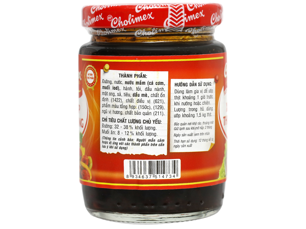 Xốt ướp thịt nướng Cholimex hũ 200g