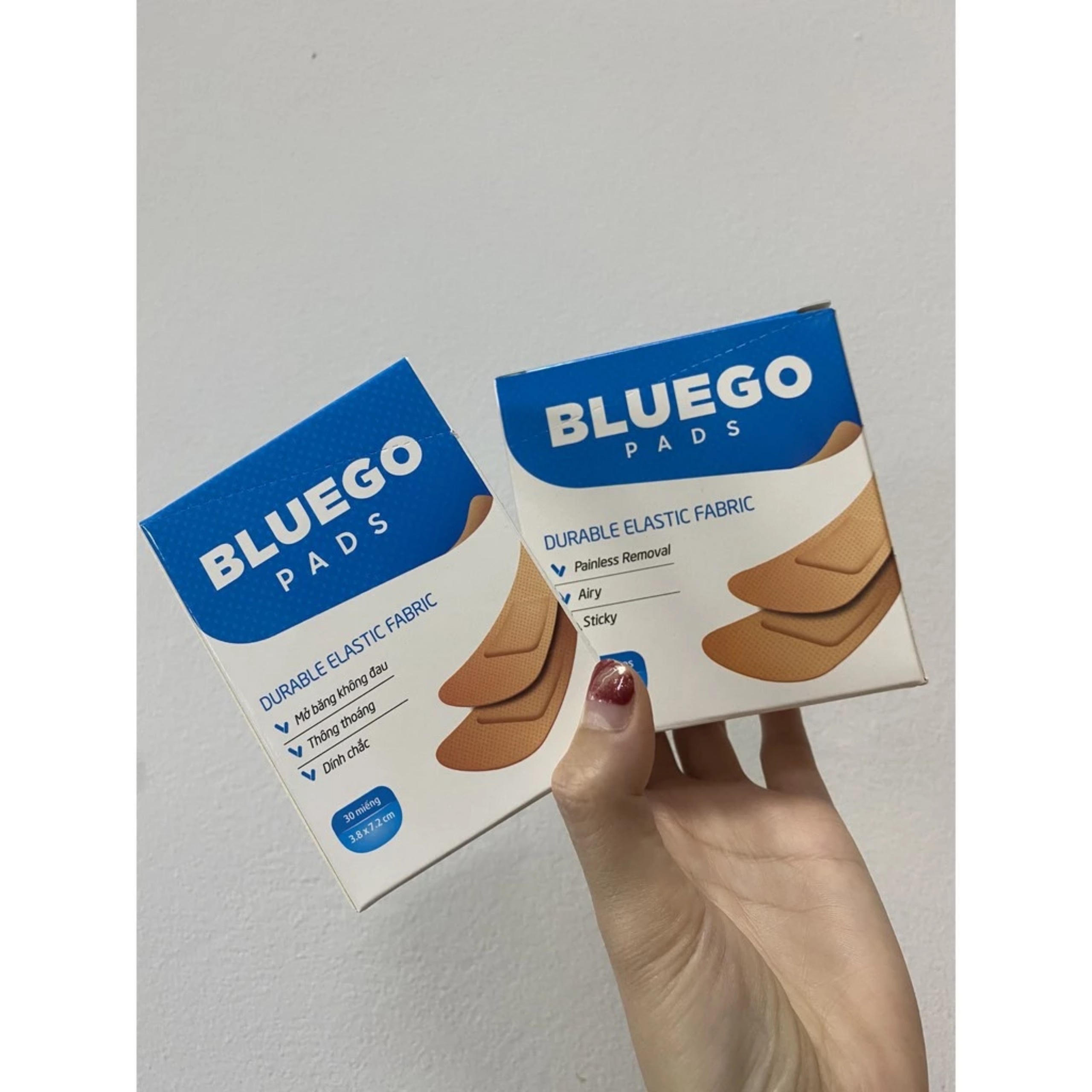 Băng cá nhân bluego hộp 102 miếng dính chắc