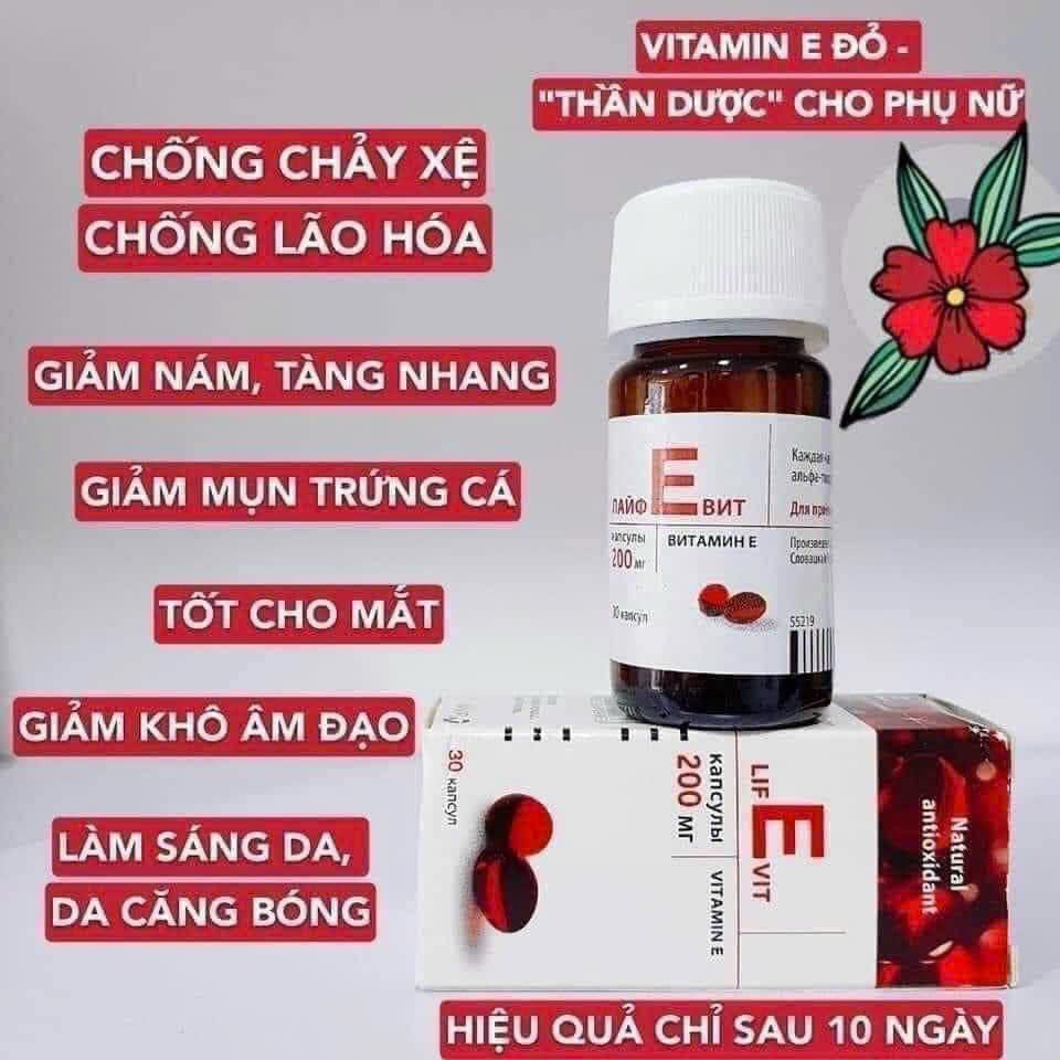 Vitamin E đỏ Nga của Mirrolla