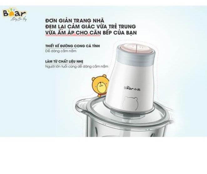 Máy Xay Thịt Đa Năng Bear QSJ-B02Q1 2L