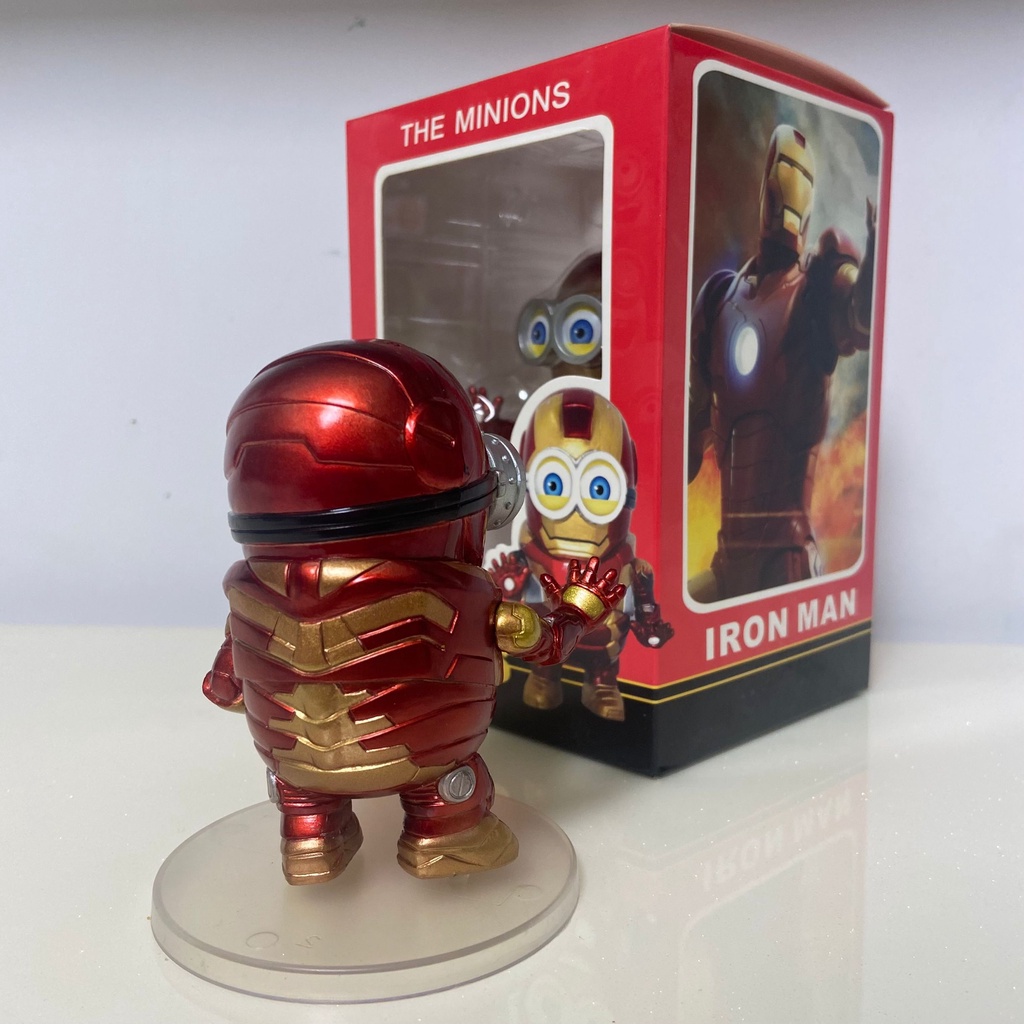Mô hình Minion cosplay ironman, người nhện cực dễ thương