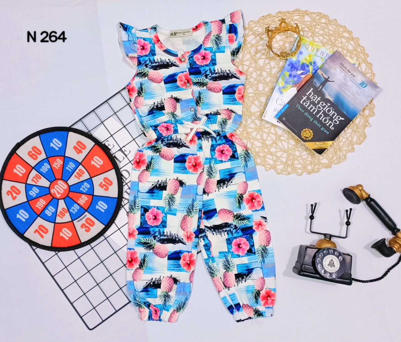 Jumpsuit - Bộ jum cánh tiên cho bé gái xuất dư 22kg đến 42kg
