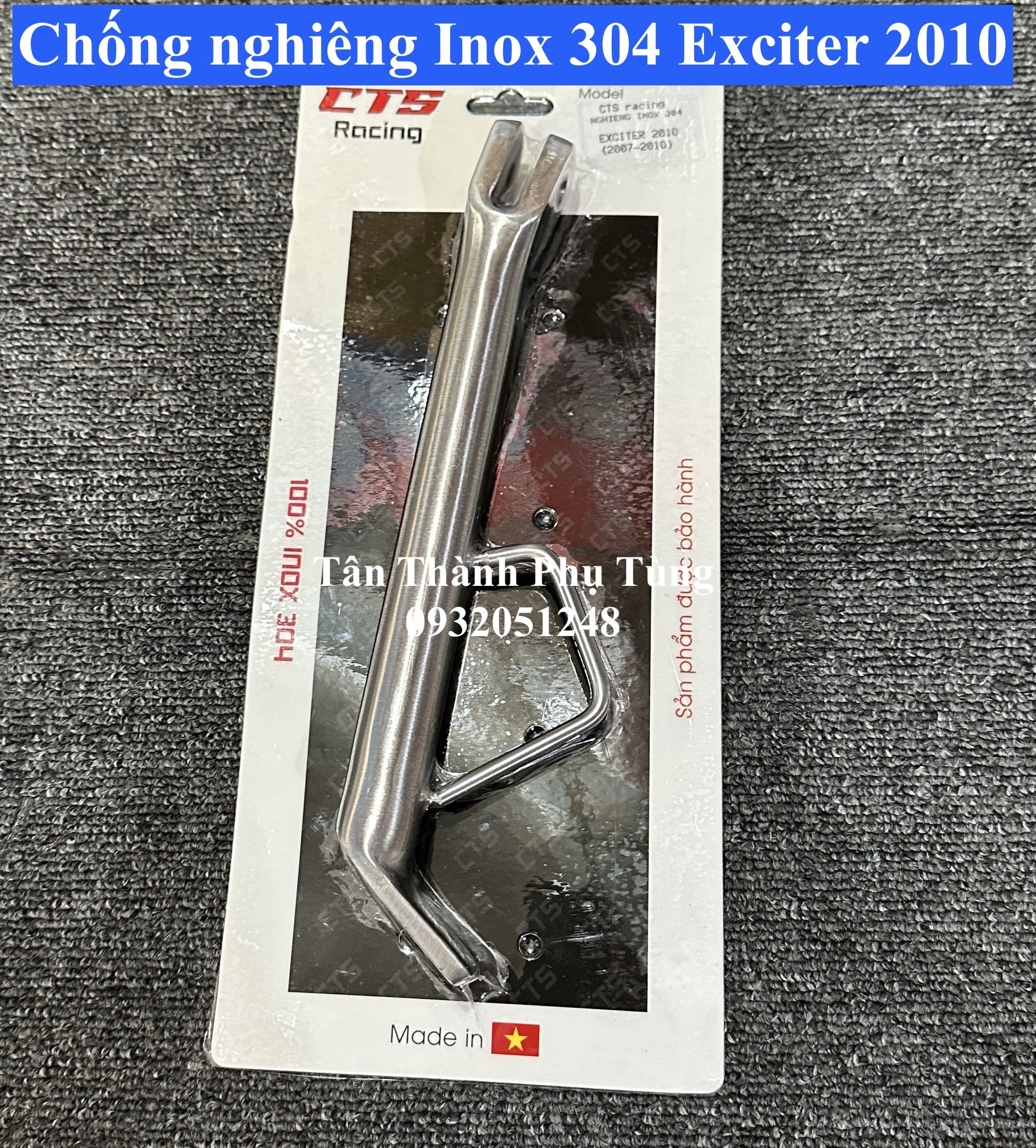 Chống nghiêng Exciter 2010 Inox 304 CTS