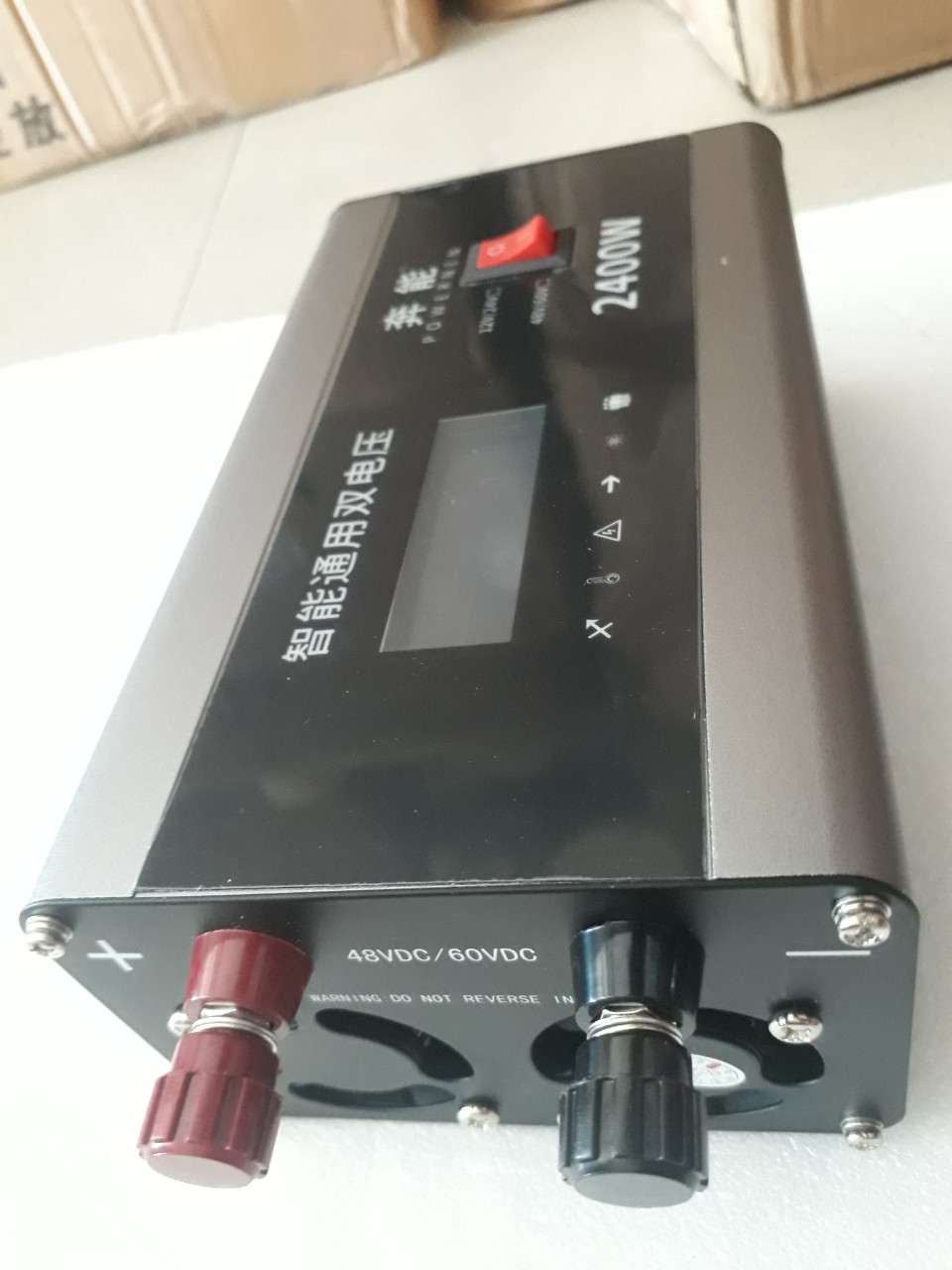 Bộ kich nguồn điện 12v-24v lên 220v 2400W-Bộ Chuyển Đổi Điện Inverter 2400W - 12v-24v 2400W Tự động nhận đầu vào