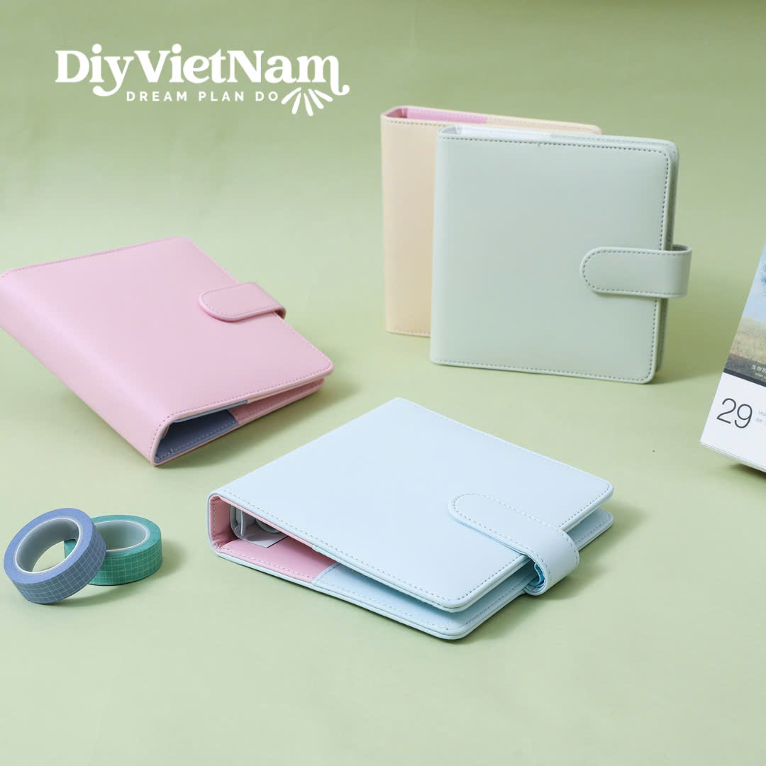 SỔ CÒNG PLANNER DA A5 (KÈM GIẤY FREENOTE)